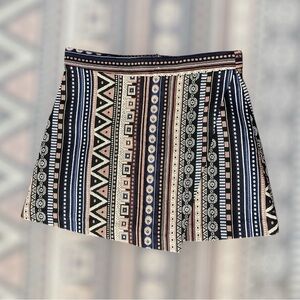 fab'rik Mini Wrap Skirt in Vibrant Colors Size Medium